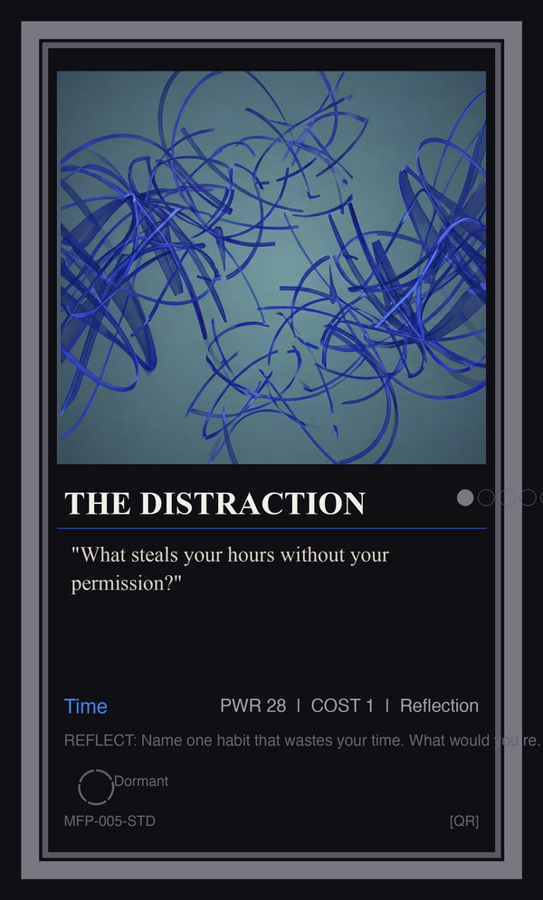 The Distraction — A Prudent Use of Our Limited Time