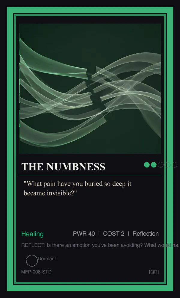 The Numbness — Healing Our Brokenness