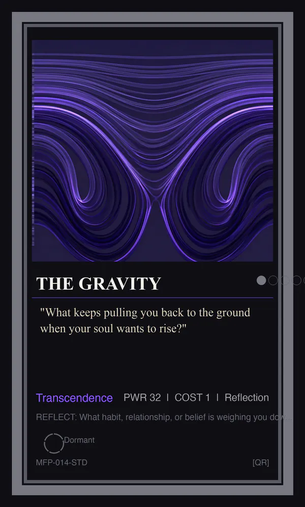 The Gravity — Strive to Live a Transcendent Life