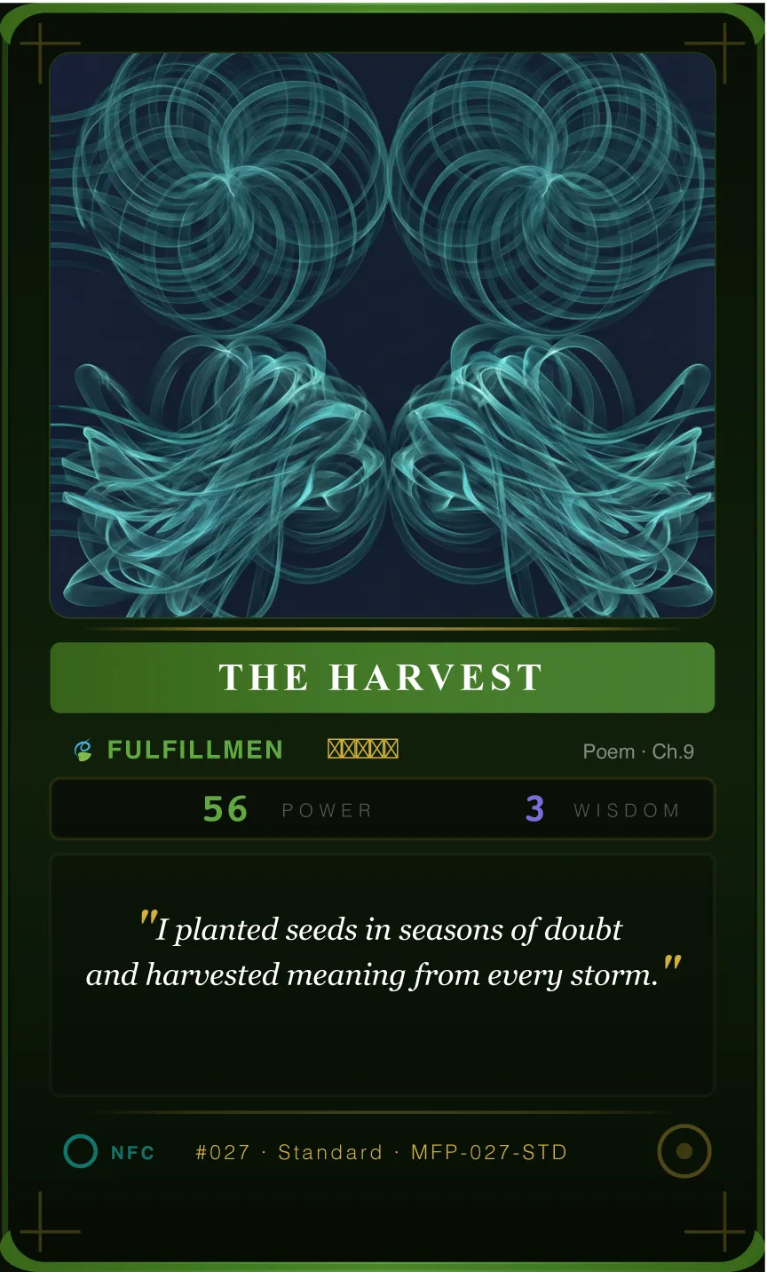 The Harvest — A Self-Fulfilled Life is Tantamount to Happiness