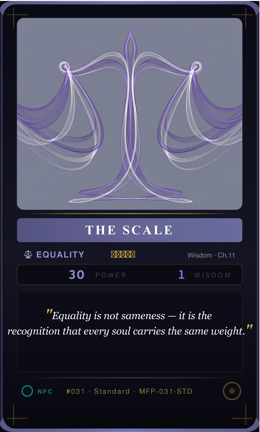 The Scale — Equality Holds Peace and Justice