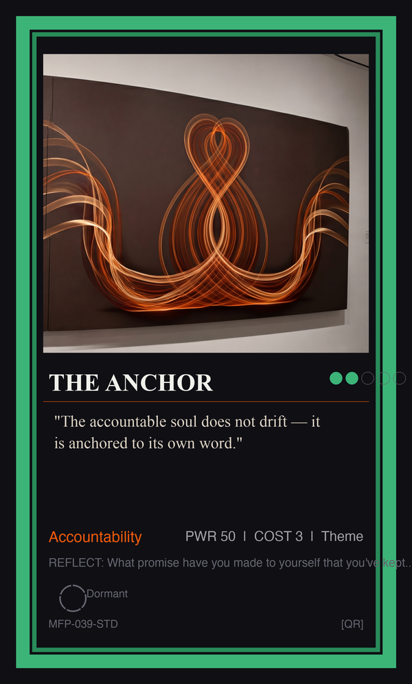 The Anchor — Accountability is a Must