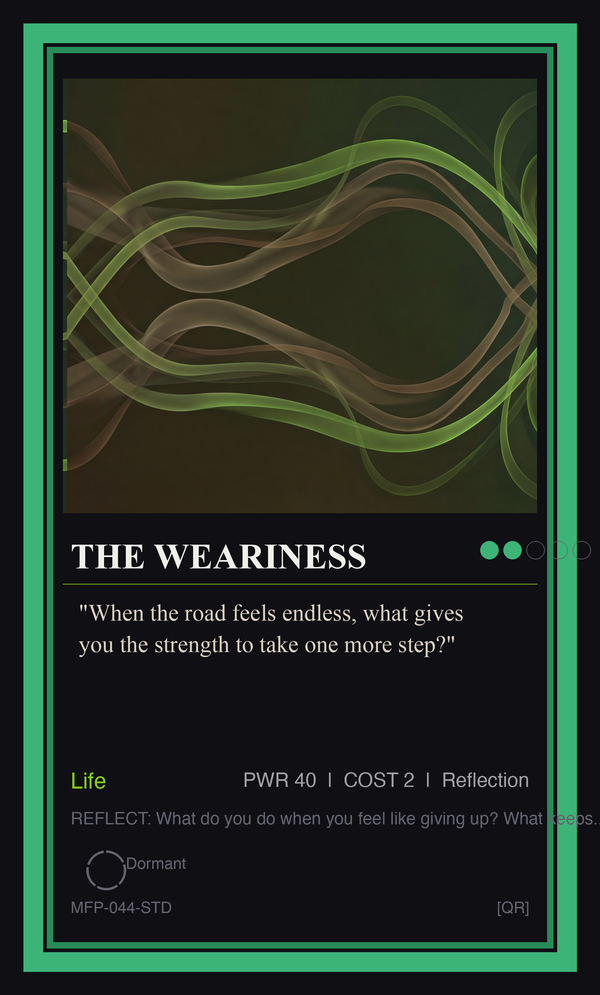 The Weariness — Life is Longest